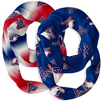 Vive La Fete  American University Eagles Two-Piece Infinity Scarves Set