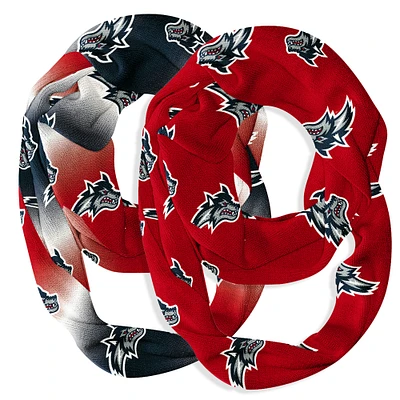 Vive La Fete  Stony Brook Seawolves Two-Piece Infinity Scarves Set