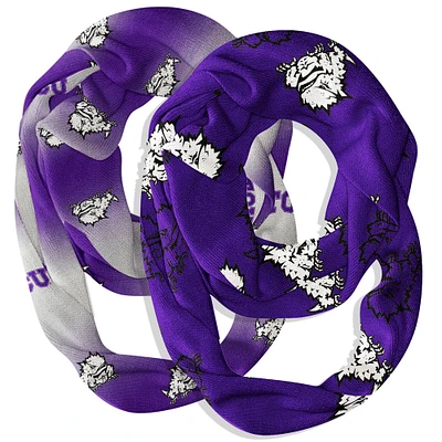 Vive La Fete  TCU Horned Frogs Two-Piece Infinity Scarves Set
