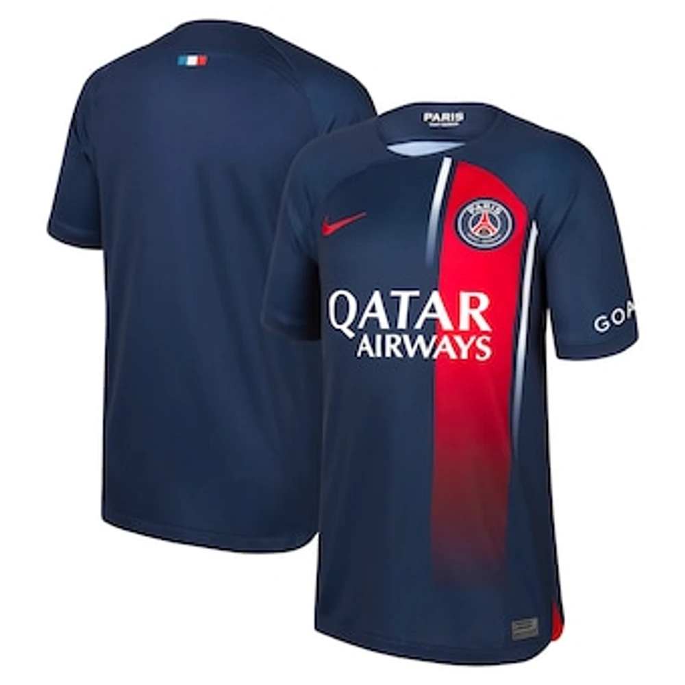 Youth Nike  Navy Paris Saint-Germain 2023/24 Home Replica Jersey