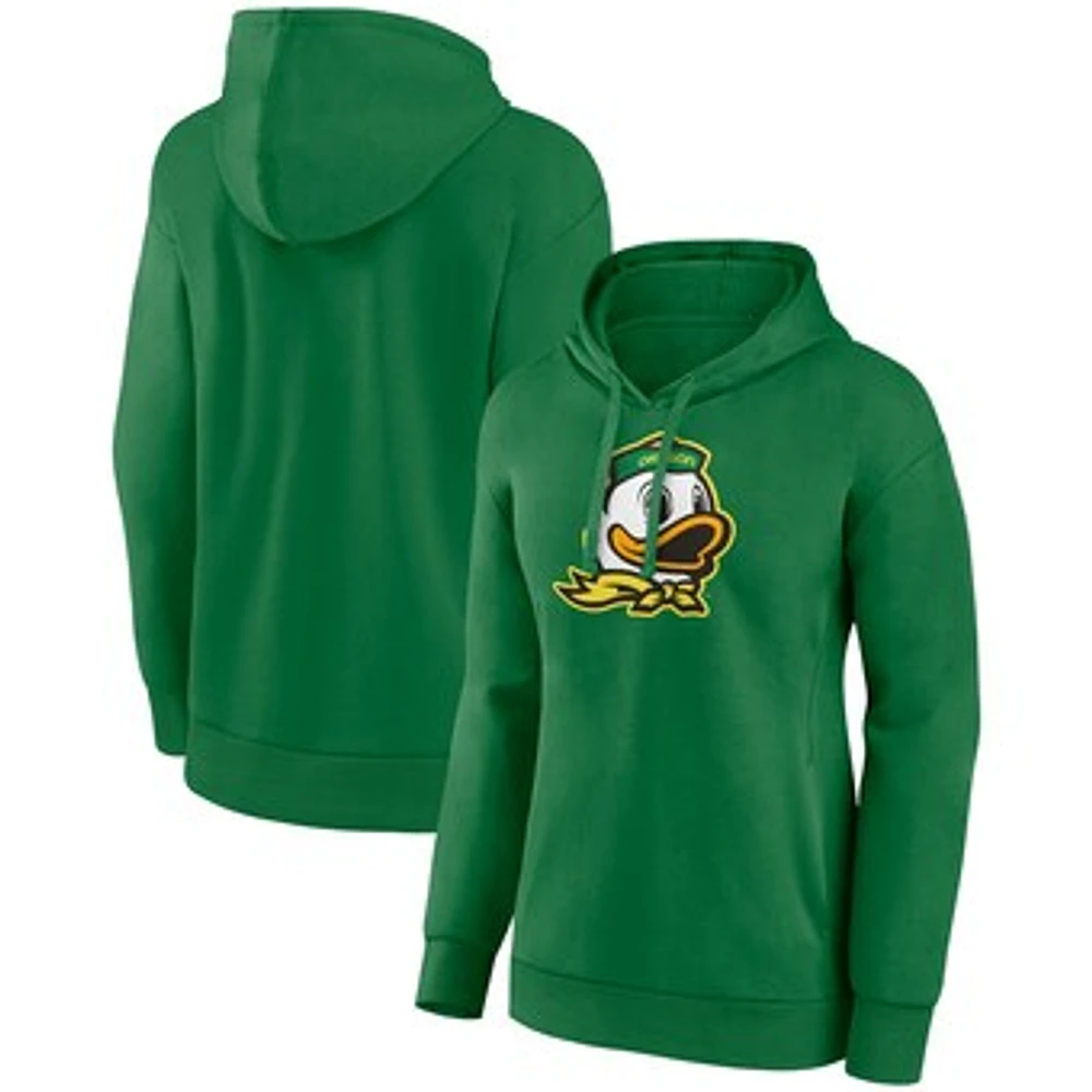 Women's Fanatics Green Oregon Ducks Evergreen Pullover Hoodie