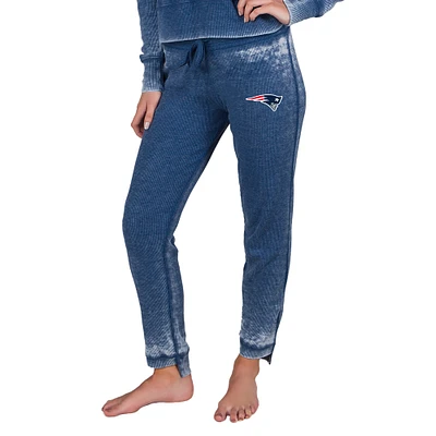 Women's Concepts Sport  Navy New England Patriots Resurgence Waffle Knit Pants