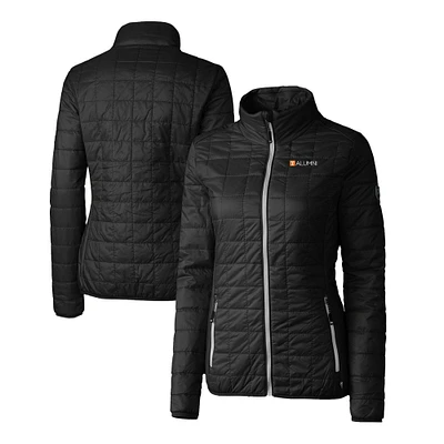 Women's Cutter & Buck Tennessee Volunteers Alumni Rainier PrimaLoft Eco Insulated Full-Zip Puffer Jacket