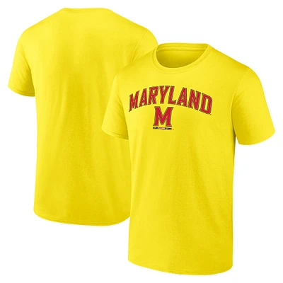 Men's Fanatics Gold Maryland Terrapins Campus T-Shirt