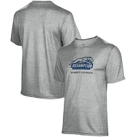 Men's ProSphere  Gray Assumption Greyhounds Women's Lacrosse Logo T-Shirt