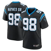 Men's Nike Marquis Haynes Sr. Black Carolina Panthers Team Game Jersey