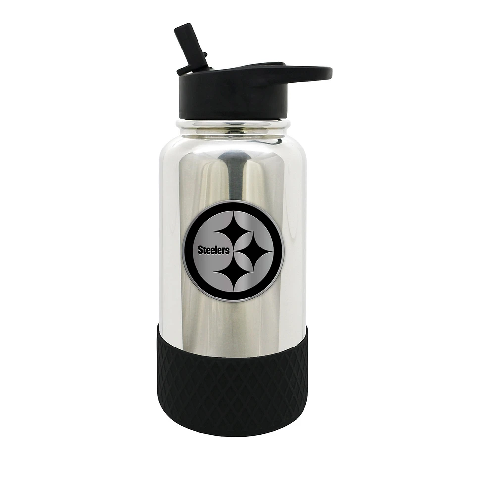 Pittsburgh Steelers 32oz. Chrome Thirst Hydration Bottle