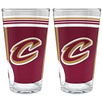 Cleveland Cavaliers Two-Piece 16oz. Pint Glass Set