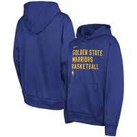 Youth Nike Royal Golden State Warriors Spotlight Performance Pullover Hoodie