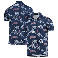 Men's Reyn Spooner  Navy Los Angeles Angels Performance Polo