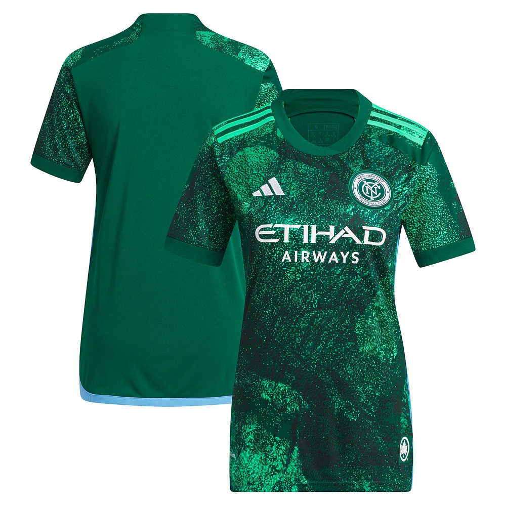 Women's adidas  Green New York City FC 2023 The Parks Replica Jersey