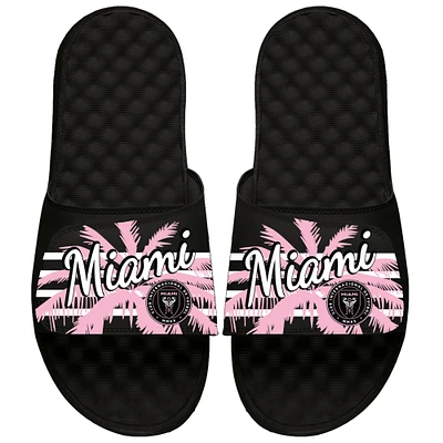 Youth ISlide Inter Miami CF Striped Palm Tree Slide Sandals