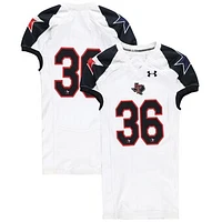 Texas Tech Red Raiders Team-Issued #36 White and Black Jersey from the 2013 NCAA Football Season