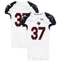 Texas Tech Red Raiders Team-Issued #37 White and Black Jersey from the 2013 NCAA Football Season