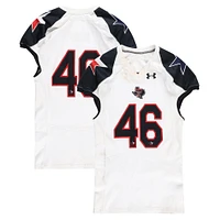Texas Tech Red Raiders Team-Issued #46 White and Black Jersey from the 2013 NCAA Football Season