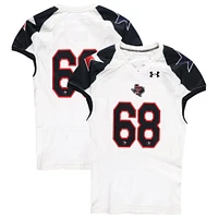 Texas Tech Red Raiders Team-Issued #68 White and Black Jersey from the 2013 NCAA Football Season