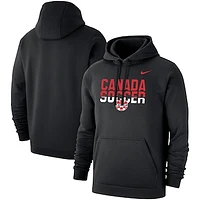 Men's Nike Black Canada Soccer Club Pullover Hoodie