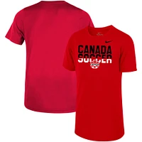 Youth Nike Red Canada Soccer Core T-Shirt