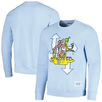 Unisex Freeze Max  Light Blue Looney Tunes Arrow Willie Pullover Sweatshirt