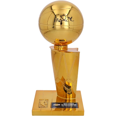 Magic Johnson Los Angeles Lakers Autographed NBA Larry O'Brien Replica Trophy