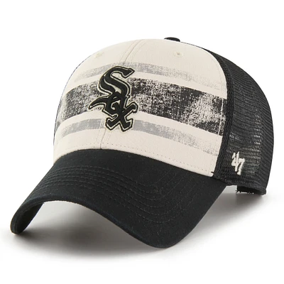 Men's '47 Black Chicago White Sox Breakout MVP Trucker Adjustable Hat