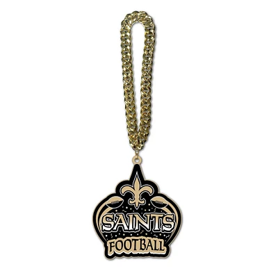 MOJO New Orleans Saints Slogan Fan Chain Necklace