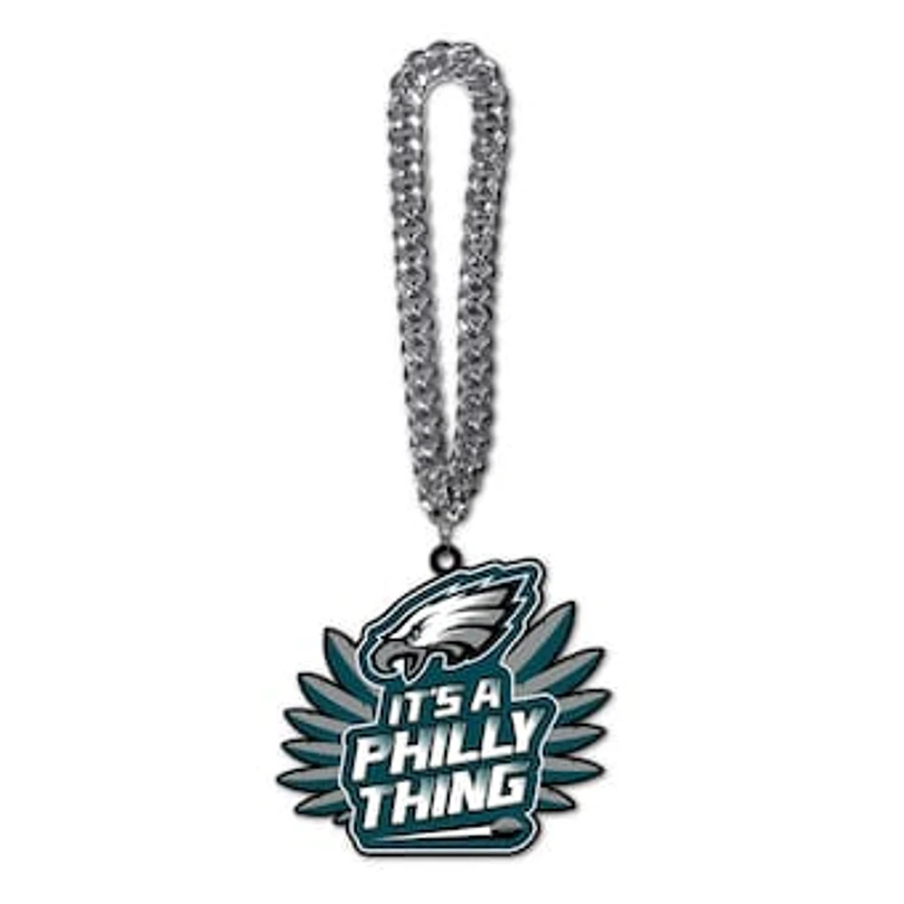 MOJO Philadelphia Eagles Slogan Fan Chain Necklace