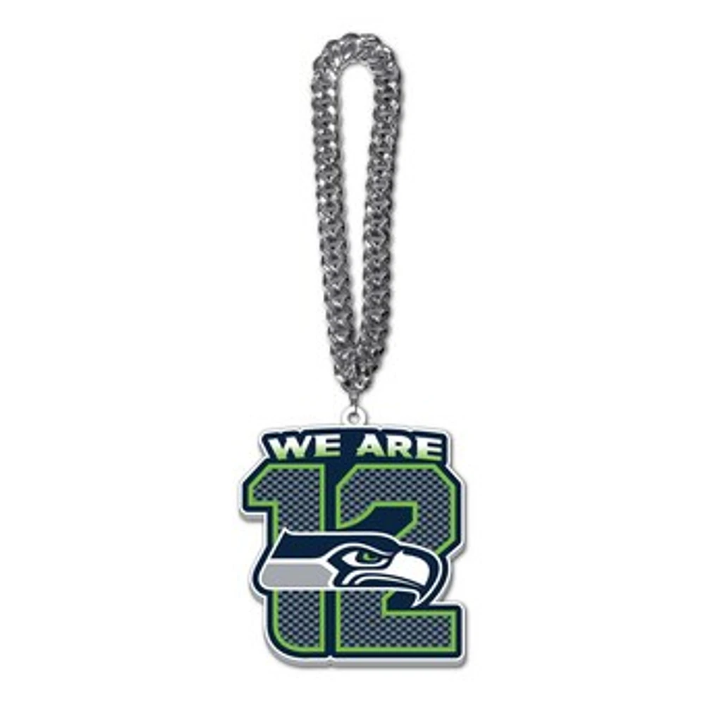 MOJO Seattle Seahawks Slogan Fan Chain Necklace