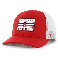 Men's '47 Red Los Angeles Angels Drifter Trucker Adjustable Hat