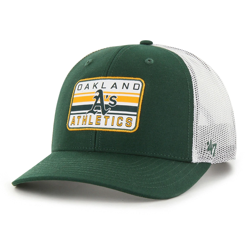 Men's '47 Green Oakland Athletics Drifter Trucker Adjustable Hat