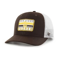 Men's '47 Brown San Diego Padres Drifter Trucker Adjustable Hat