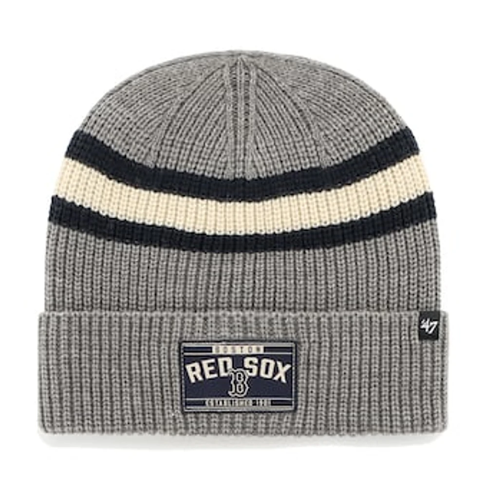 Men's '47 Graphite Boston Red Sox Penobscot Cuffed Knit Hat