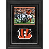 Ja'Marr Chase Cincinnati Bengals Autographed Deluxe Framed 8" x 10" Orange Breaking Tackle Photograph