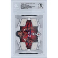 Julius Erving Philadelphia 76ers Autographed 2007-08 Upper Deck Ultimate Collection Quad Relic #UL-JE #67/99 Beckett Fanatics Witnessed Authenticated 10 Card