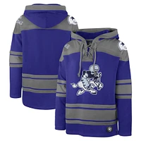 Men's '47 Navy Dallas Cowboys Big & Tall Superior Lacer Pullover Hoodie