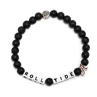 Little Words Project Alabama Crimson Tide Lava Stone Bracelet