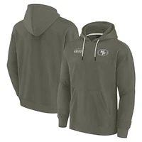 Unisex Fanatics Olive San Francisco 49ers Elements Super Soft Fleece Pullover Hoodie