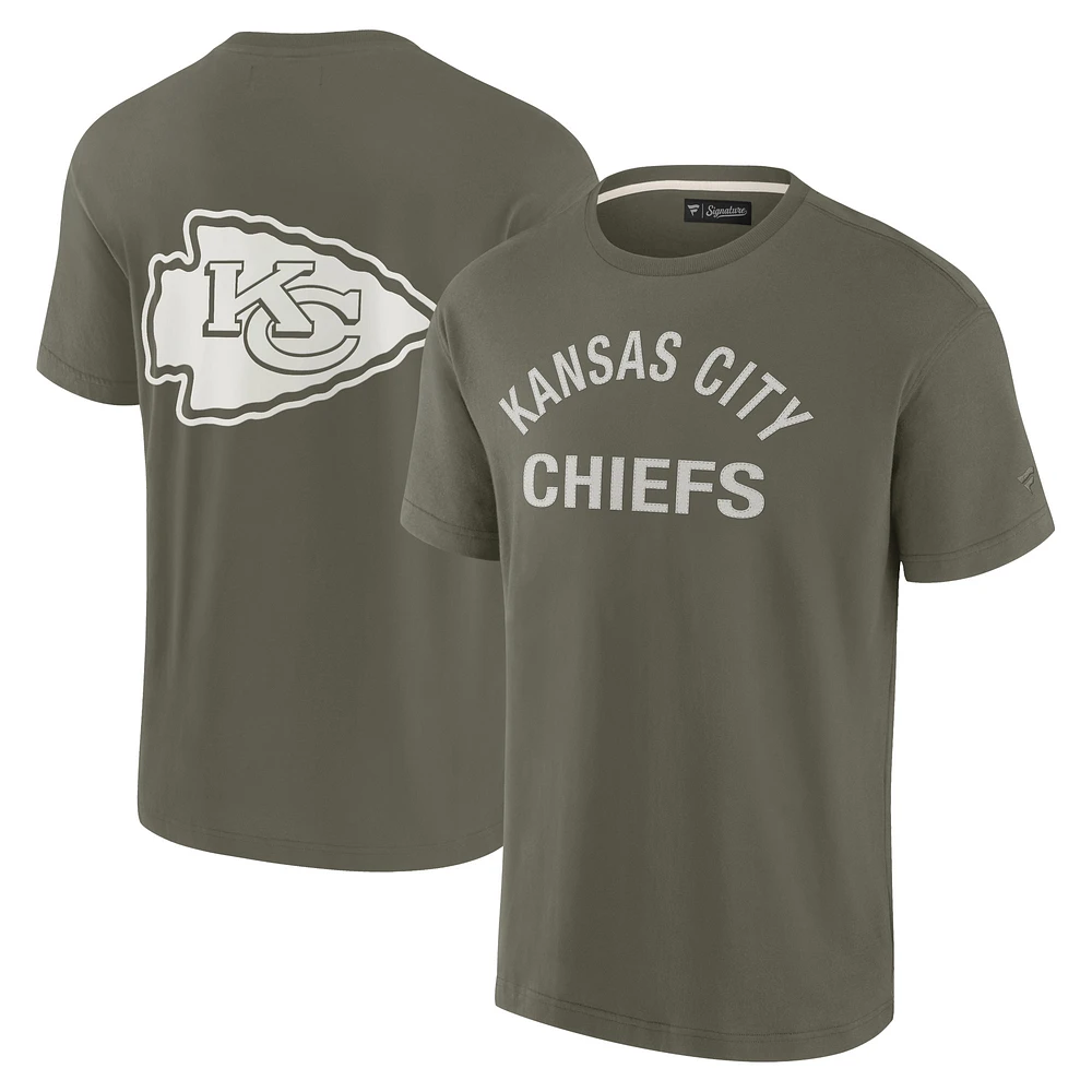 Unisex Fanatics Olive Kansas City Chiefs Elements Super Soft Short Sleeve T-Shirt