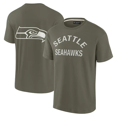 Unisex Fanatics Olive Seattle Seahawks Elements Super Soft Short Sleeve T-Shirt