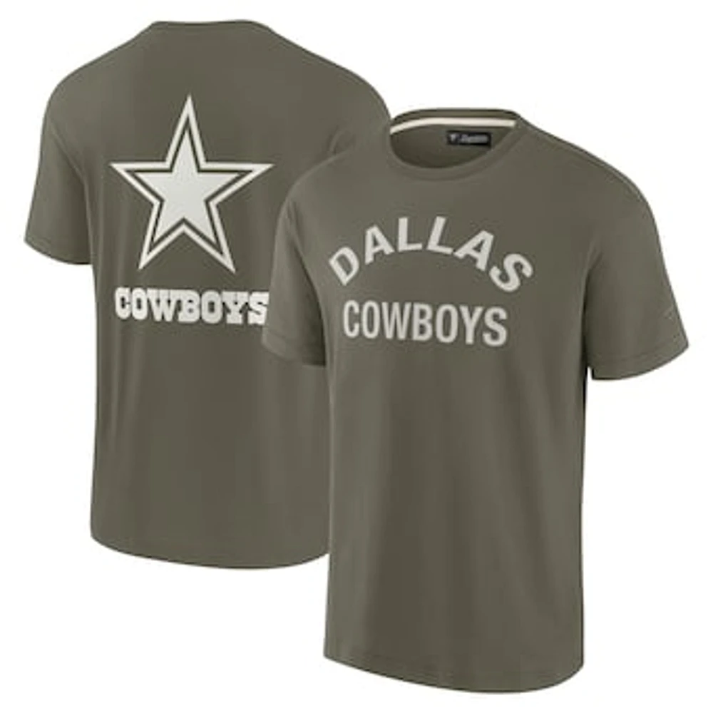 Unisex Fanatics Olive Dallas Cowboys Elements Super Soft Short Sleeve T-Shirt