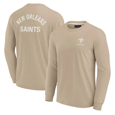 Unisex Fanatics Khaki New Orleans Saints Elements Super Soft Long Sleeve T-Shirt