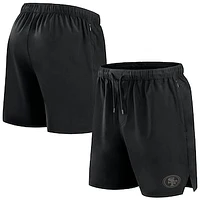 Men's Fanatics Black San Francisco 49ers Front Office Woven Shorts