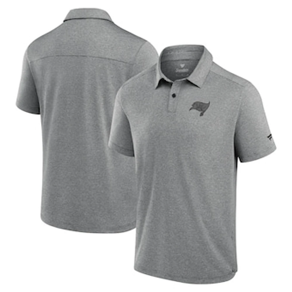 Men's Fanatics Black Tampa Bay Buccaneers Front Office Tech Polo Shirt