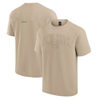 Unisex Fanatics Khaki New York Jets Elements Heavyweight Tri-Blend T-Shirt