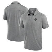 Men's Fanatics Black Minnesota Vikings Front Office Tech Polo Shirt