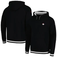 Men's Barstool Golf Black 3M Open Raglan Pullover Hoodie