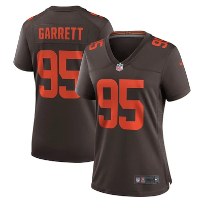 Women's Nike Myles Garrett Brown Cleveland Browns Alternate Game Jersey