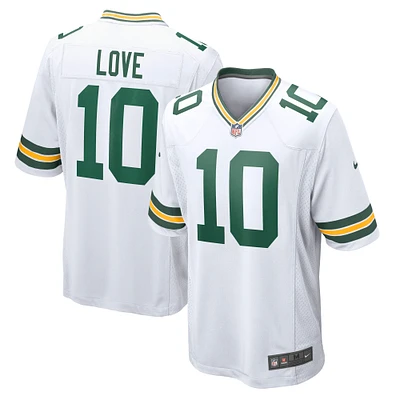 Men's Nike Jordan Love White Green Bay Packers  Game Jersey