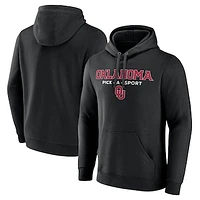 Men's Black Oklahoma Sooners Authentic Pick-A-Sport Pullover Hoodie