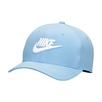 Men's Nike Light Blue Rise SwooshFlex Futura Flex Hat